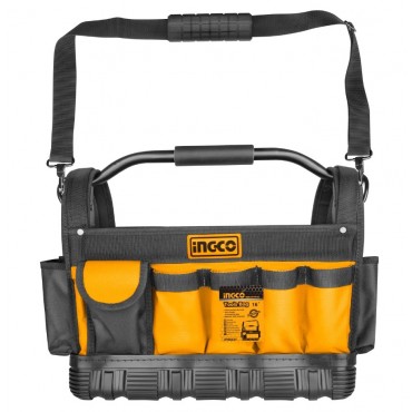 BOLSA PARA FERRAMENTAS INGCO COM FUNDO EMBORRACHADO 16’’ 21 BOLSOS REF. HTBGL01
