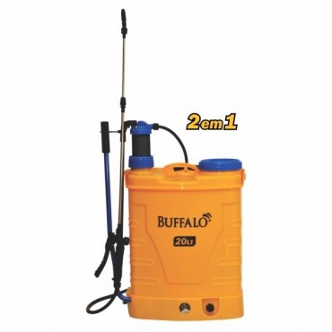 PULVERIZADOR COSTAL ELÉTRICO E MANUAL 20LT