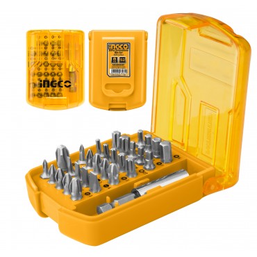 CONJUNTO DE BITS COM ESTOJO INGCO COM 30 PEÇAS