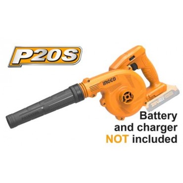 SOPRADOR INGCO 2 VELOCIDADES À BATERIA ÍON-LÍTIO 20V