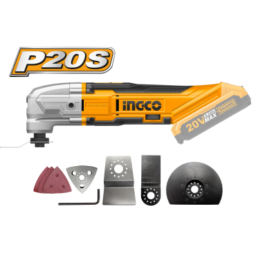 MULTIFERRAMENTA OSCILANTE INGCO À BATERIA ÍON-LÍTIO 20V