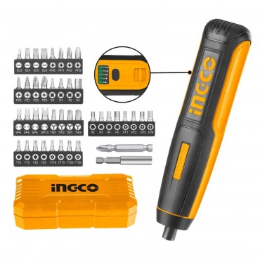 PARAFUSADEIRA INGCO 1/4” À BATERIA ÍON-LÍTIO 4V