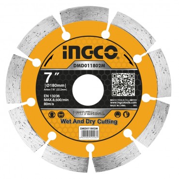 DISCO DIAMANTADO SEGMENTADO INGCO REF.  DMD011802M