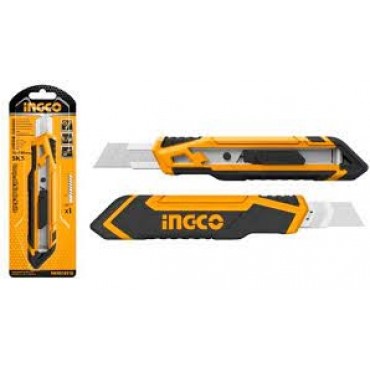 ESTILETE EMBORRACHADO INGCO LAMINA 18mm REF.HKNS16518