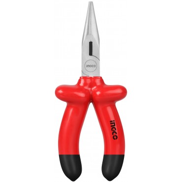 ALICATE DE BICO RETO ISOLADO INGCO 8” (200MM) REF. HILNP01200