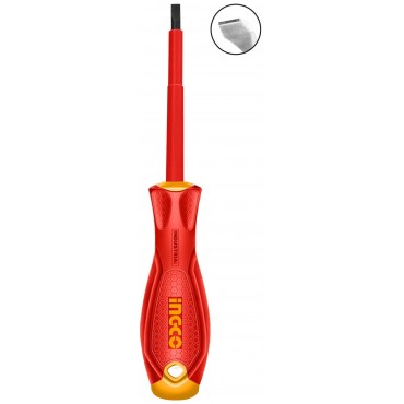CHAVE DE FENDA ISOLADA INGCO SL3 - 1/8”x3” (3x75mm) REF. HISD813075