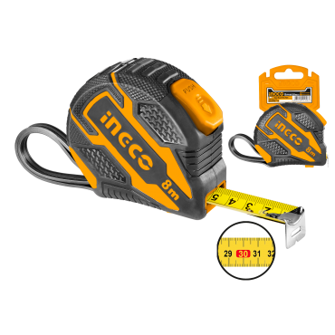 TRENA EMBORRACHADA COM BOTÃO DUPLO E COM AUTO-TRAVA INGCO 8m x 25mm
