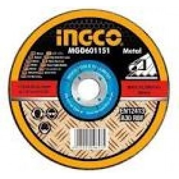DISCO DE DESBASTE P/ METAL INGCO 4.1/2 REF.MGD601151
