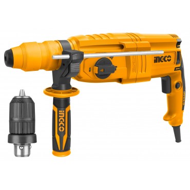 MARTELETE COMBINADO SDS PLUS COM MANDRIL DE TROCA RÁPIDA INGCO 800W 1100 RPM