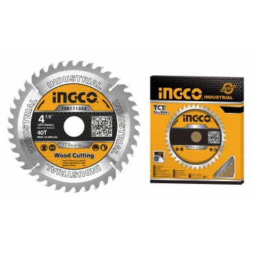 DISCO DE SERRA - VÍDEA TCT INGCO 4.1/2” 40 DENTES REF.TSB111555