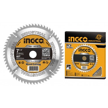 DISCO DE SERRA - VÍDEA TCT INGCO 7.1/4” 60 DENTES REF.TSB118513
